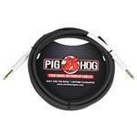 Pig Hog PH10 8mm Instrument Cable 10 Foot Front View